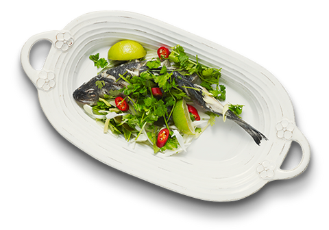 34. Dampet bars med citrongræs, lime ingefær & jasminris